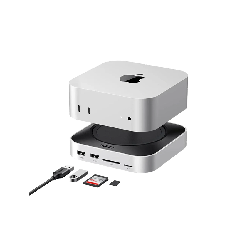 Ugreen 10 in 1 Mac Mini M4/M4 Pro Docking Station with Stand DP Hub