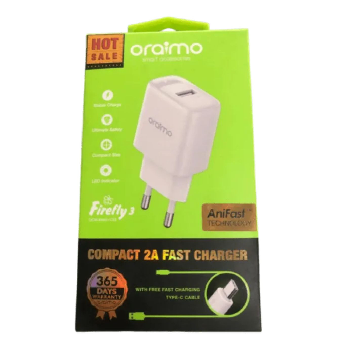 ORAIMO MICRO USB CHRGER firely 3 10W
